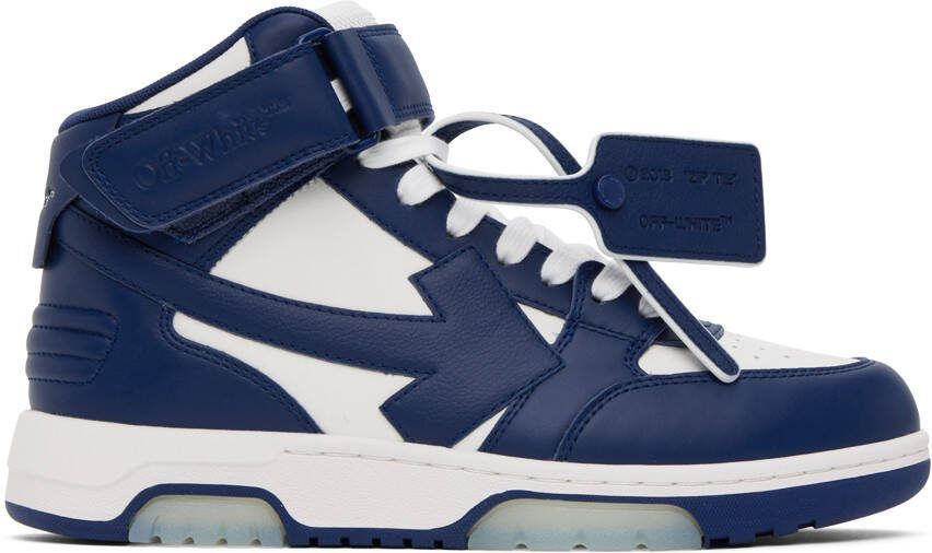 Off-White Navy  White Out Of Office Sneakers - Picture 5