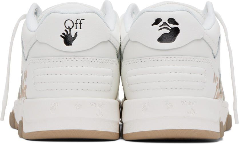 Off-White  Beige Out Of Office 'For Walking' Sneakers