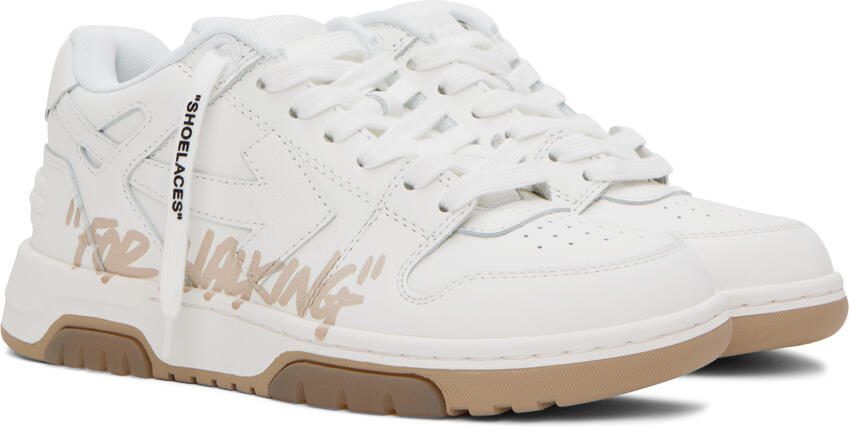 Off-White  Beige Out Of Office 'For Walking' Sneakers - Picture 2