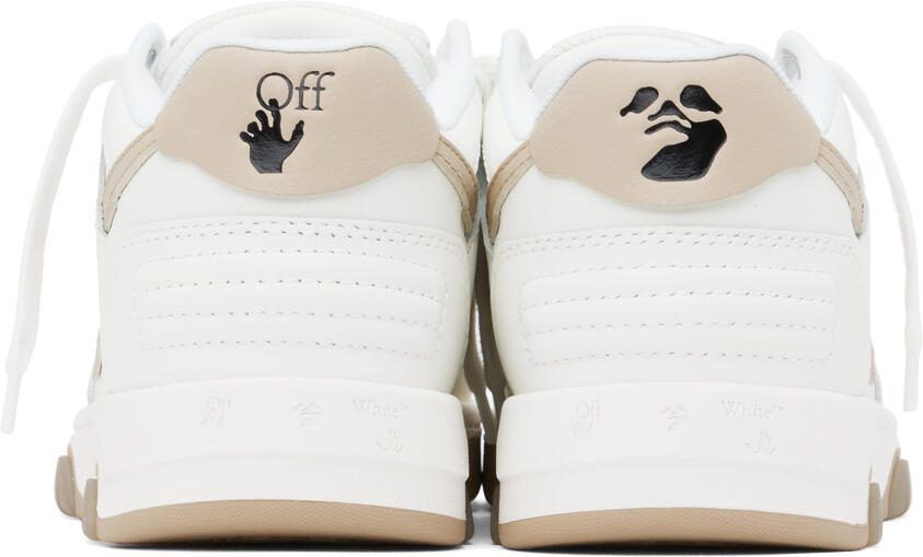 Off-White  Beige 'Out Of Office' Sneakers - Picture 2
