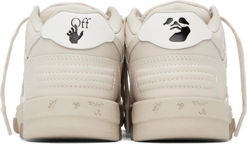 Off-White  Beige Out Of Office Sneakers