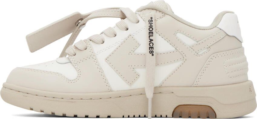 Off-White  Beige Out Of Office Sneakers - Picture 3