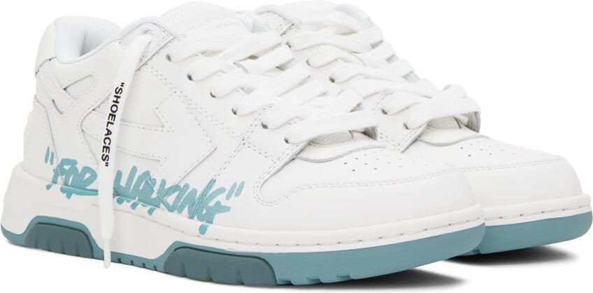 Off-White  Blue Out Of Office 'For Walking' Sneakers - Picture 2