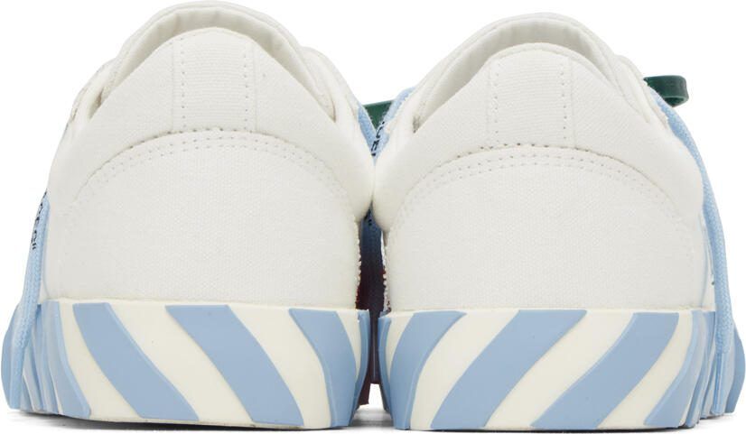 Off-White  Blue Vulcanized Low Sneakers