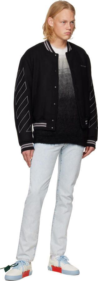 Off-White  Blue Vulcanized Low Sneakers - Picture 3
