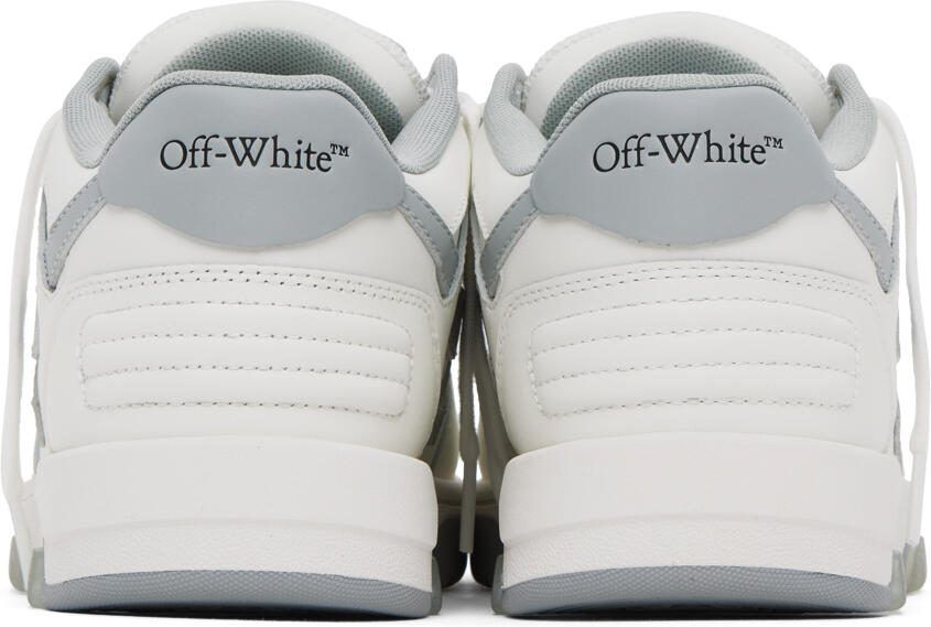 Off-White  Gray Out Of Office Sneakers - Picture 5