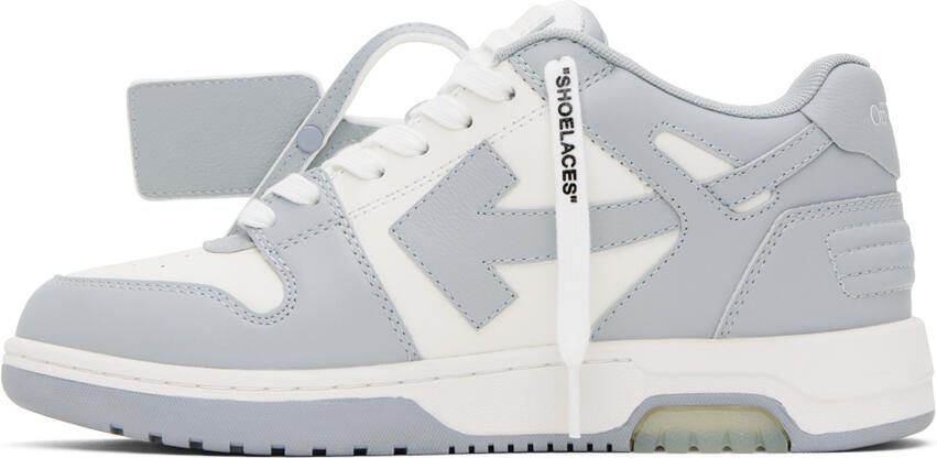 Off-White  Gray Out Of Office Sneakers - Picture 3