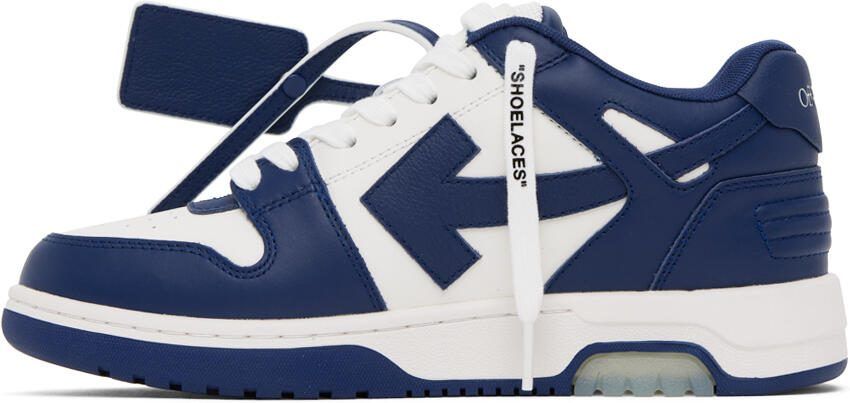 Off-White  Navy Out Of Office Sneakers - Picture 3