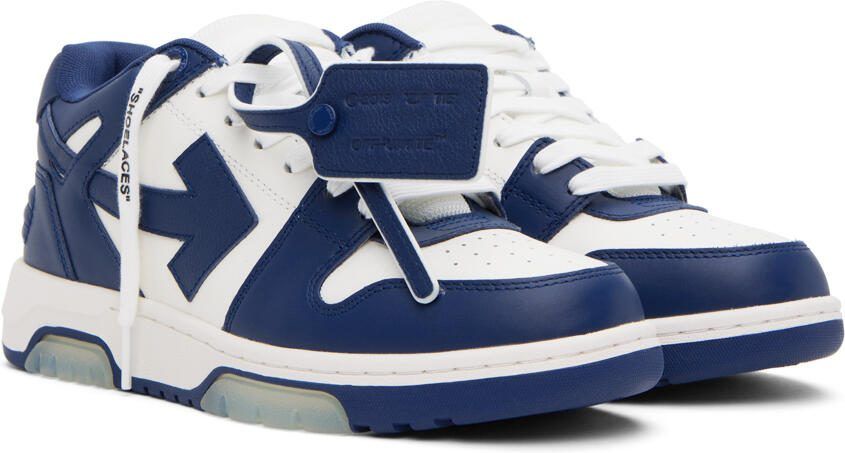Off-White  Navy Out Of Office Sneakers - Picture 2