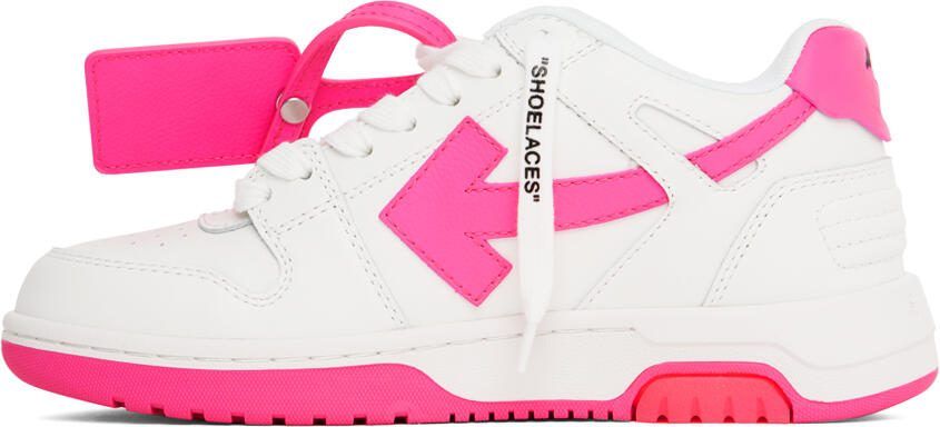 Off-White  Pink Out Of Office Sneakers - Picture 3