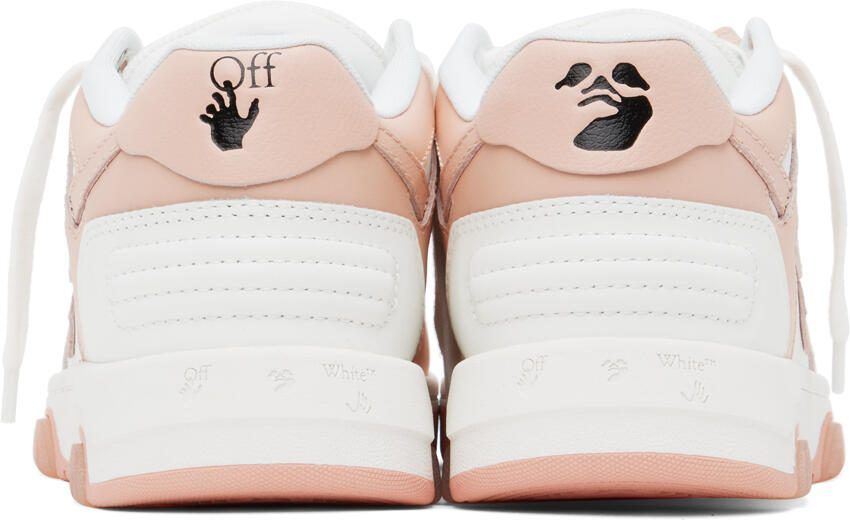 Off-White  Pink 'Out Of Office' Sneakers