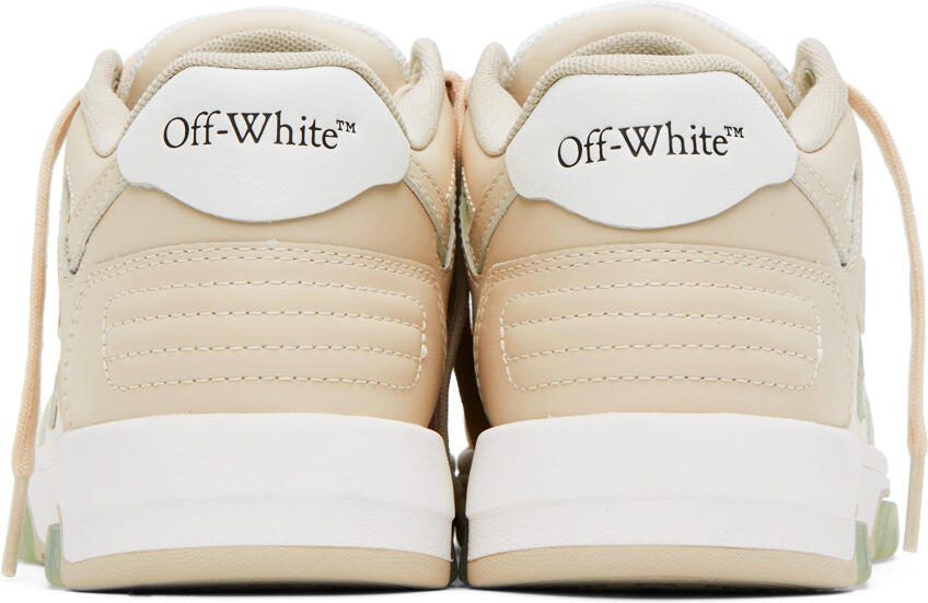 Off-White Beige  White Out Of Office Sneakers