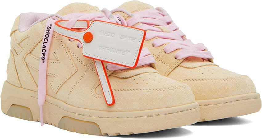 Off-White Beige Out Of Office Sneakers - Picture 2
