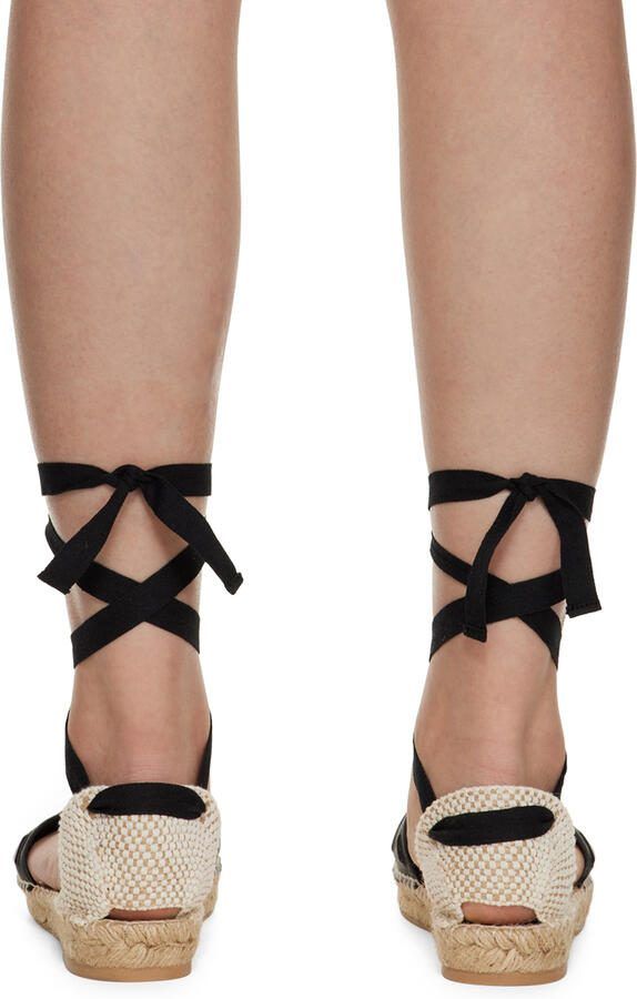 Off-White Black  Beige Diag Espadrilles