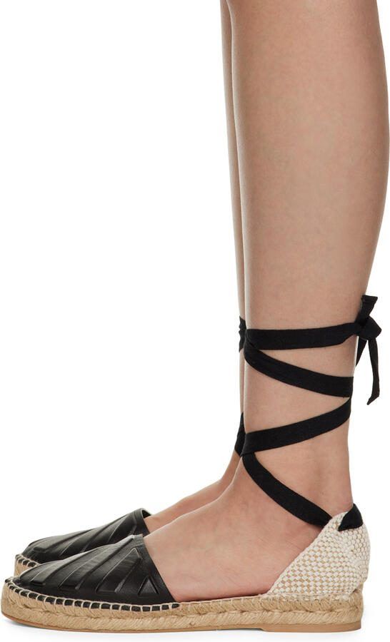 Off-White Black  Beige Diag Espadrilles - Picture 3