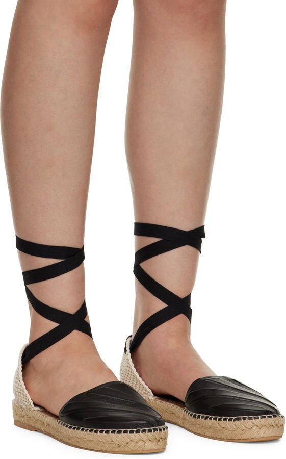 Off-White Black  Beige Diag Espadrilles - Picture 2