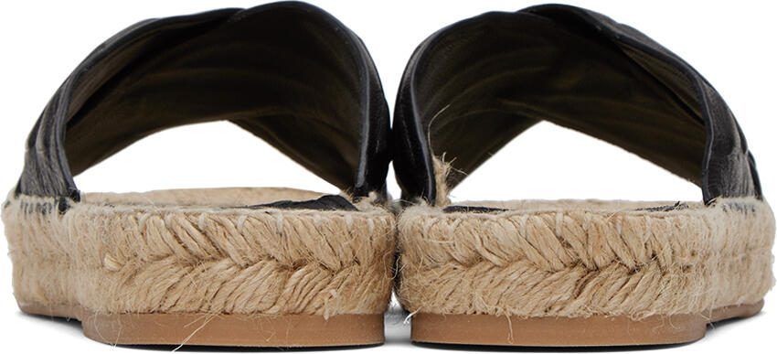Off-White Black  Beige Diag Lea Sandals