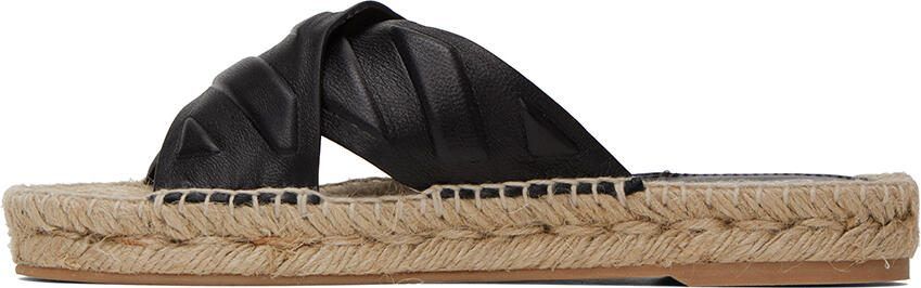 Off-White Black  Beige Diag Lea Sandals - Picture 4