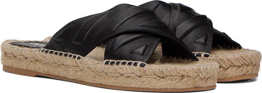 Off-White Black  Beige Diag Lea Sandals - Picture 2