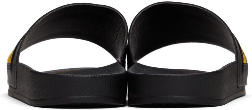 Off-White Black Industrial Belt Sliders - Picture 2