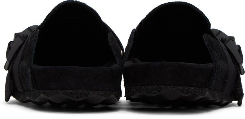 Off-White Black Industrial Belt Slippers