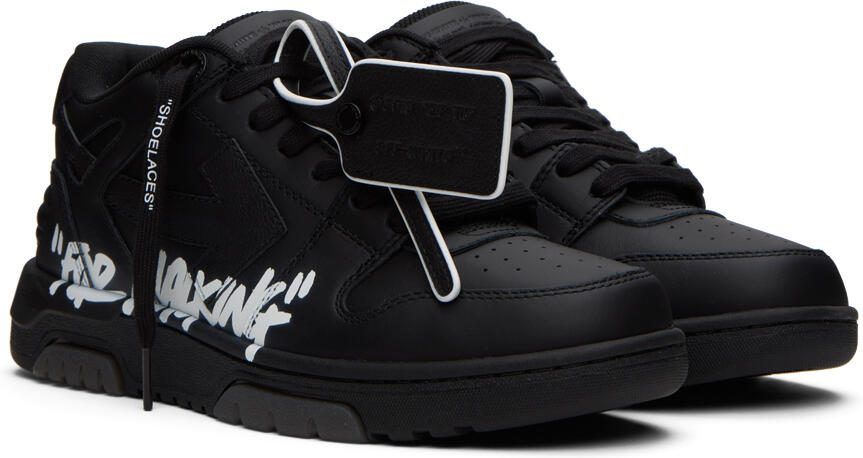 Off-White Black Out Of Office 'For Walking' Sneakers - Picture 2