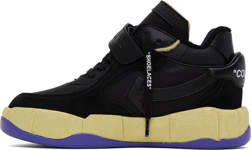 Off-White Black Puzzle Couture Sneakers - Picture 3