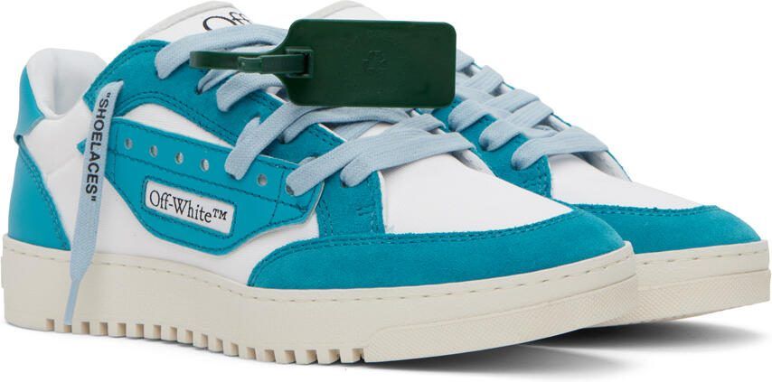 Off-White Blue  White 5.0 Sneakers - Picture 3