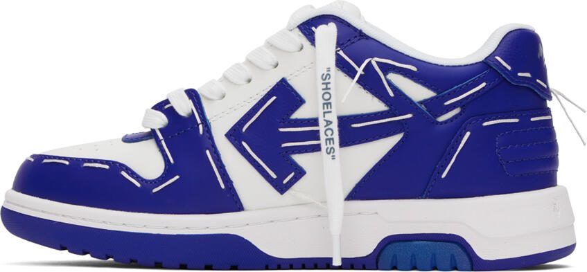 Off-White Blue  White Out Of Office Sartorial Sneakers - Picture 3