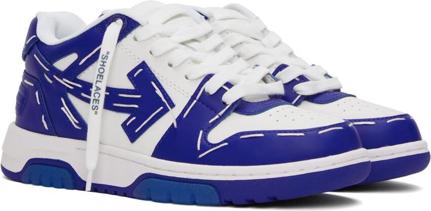 Off-White Blue  White Out Of Office Sartorial Sneakers - Picture 2
