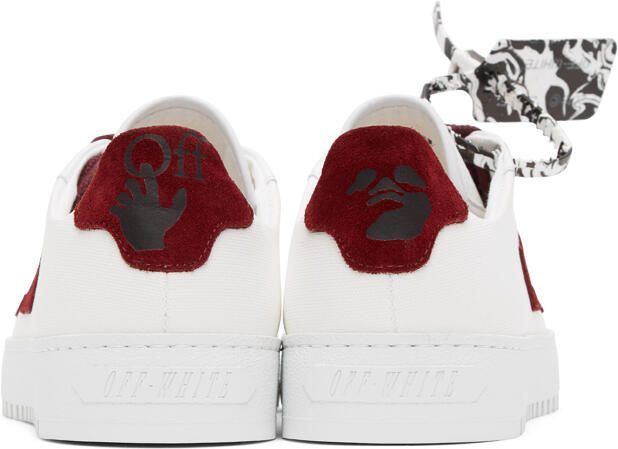 Off-White Burgundy 2.0 Low Top Sneakers - Picture 4