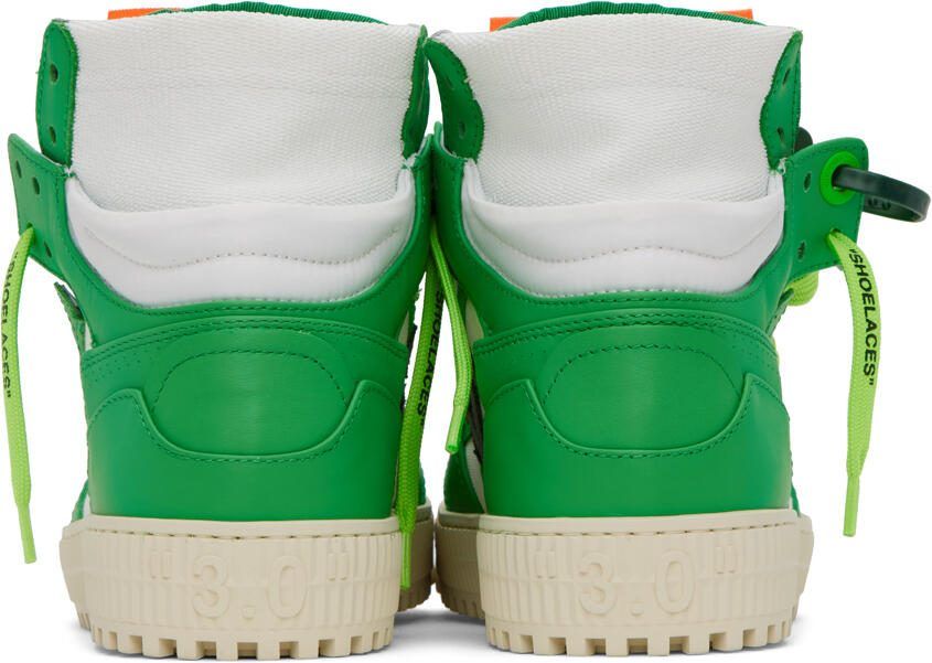 Off-White Green  White 3.0 Off Court Sneakers