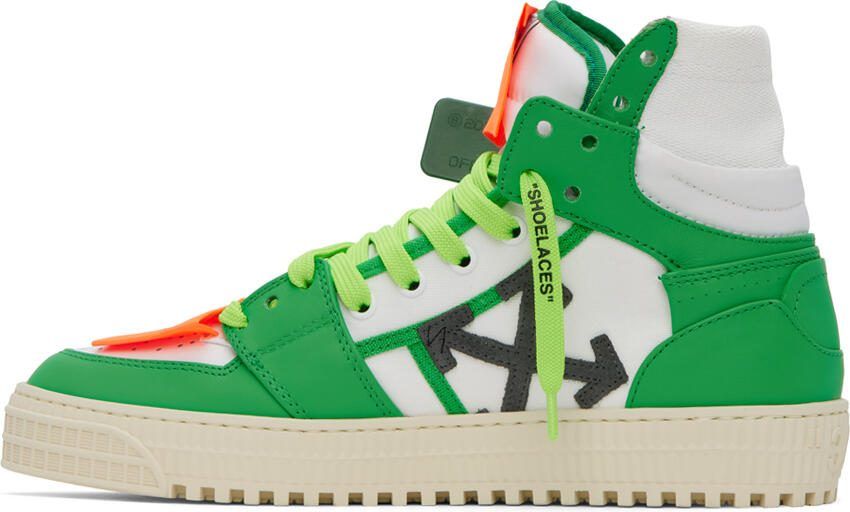 Off-White Green  White 3.0 Off Court Sneakers - Picture 2