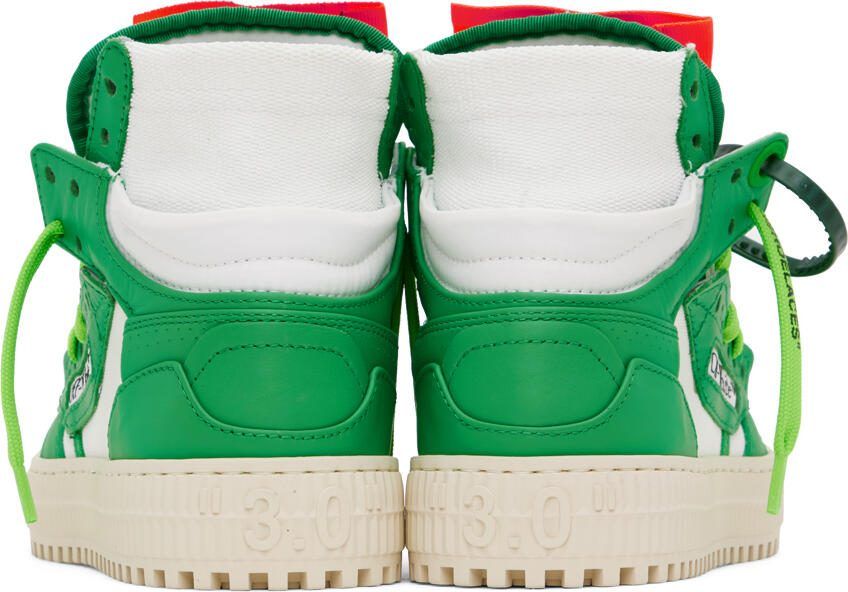 Off-White Green  White 3.0 Off Court Sneakers