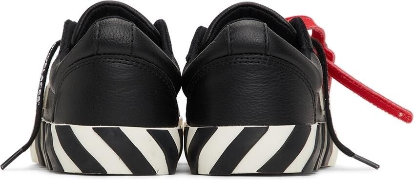 Off-White Kids Black  White Calfskin Vulcanized Low Sneakers - Picture 3