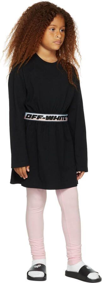 Off-White Kids Black Pool Slides - Picture 2