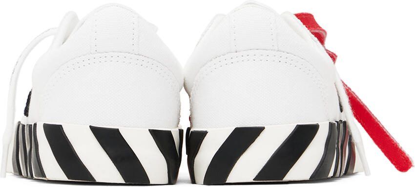Off-White Kids White  Black Vulcanized Sneakers