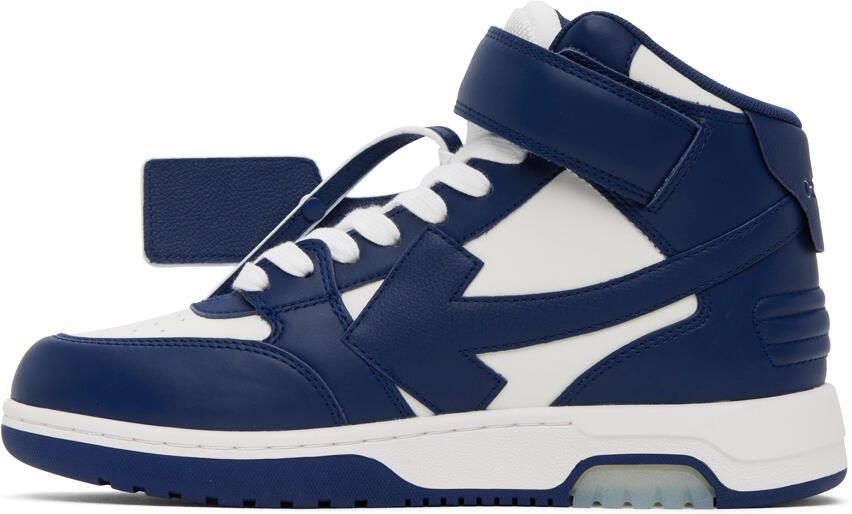 Off-White Navy  White Out Of Office Sneakers - Picture 3