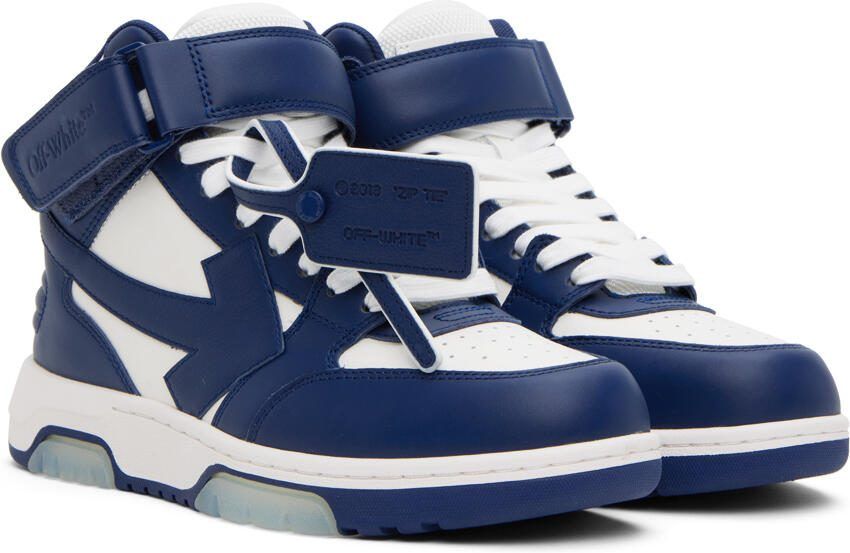 Off-White Navy  White Out Of Office Sneakers - Picture 2