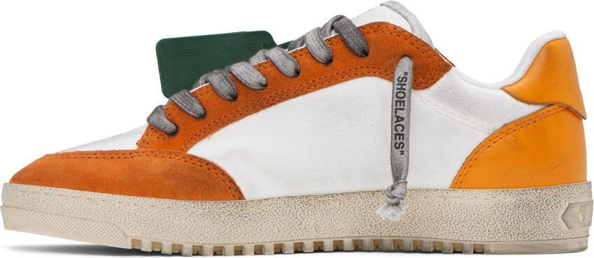 Off-White Orange  White 5.0 Sneakers - Picture 3
