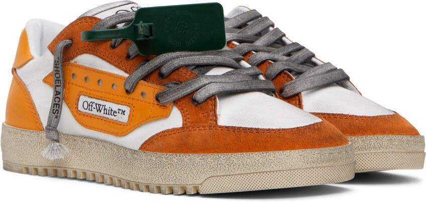 Off-White Orange  White 5.0 Sneakers - Picture 2