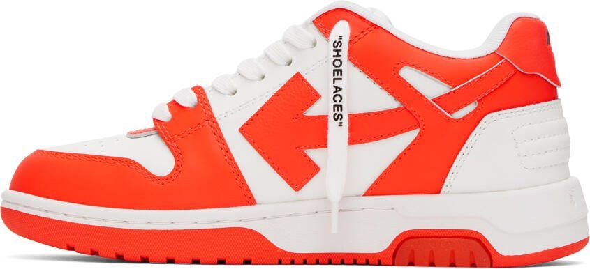 Off-White Orange  White Out Of Office Sneakers - Picture 3