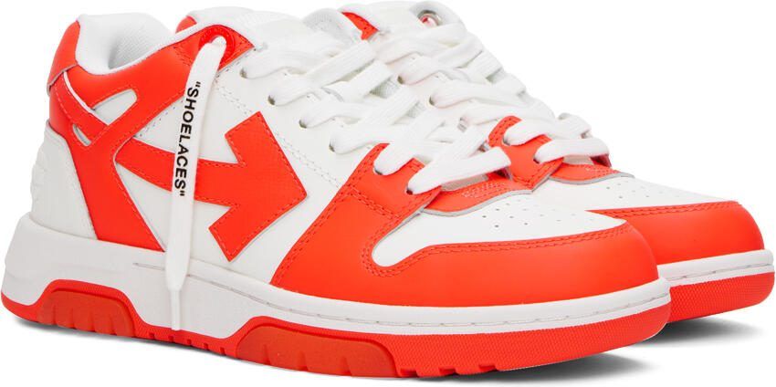 Off-White Orange  White Out Of Office Sneakers - Picture 2