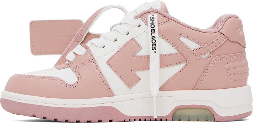 Off-White Pink  White Out Of Office Sneakers - Picture 3