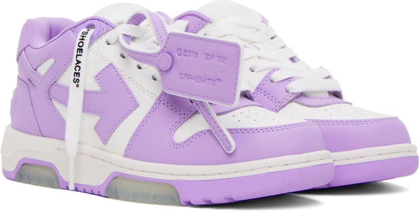 Off-White Purple  White Out Of Office Sneakers - Picture 2