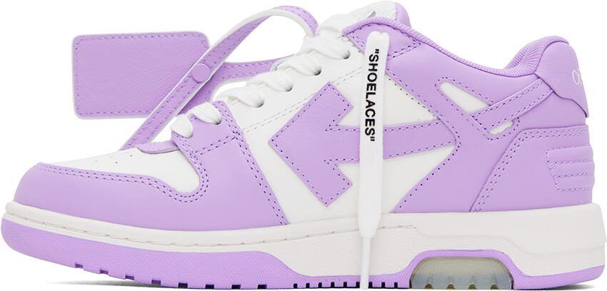 Off-White Purple  White Out Of Office Sneakers - Picture 3