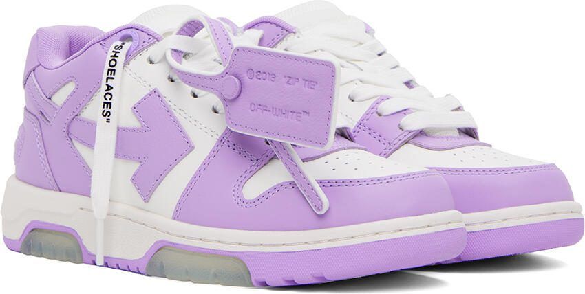 Off-White Purple  White Out Of Office Sneakers - Picture 2