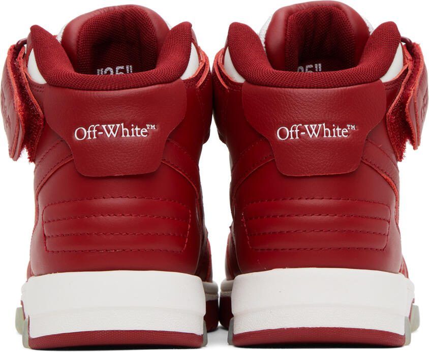 Off-White Red  White Out Of Office Sneakers