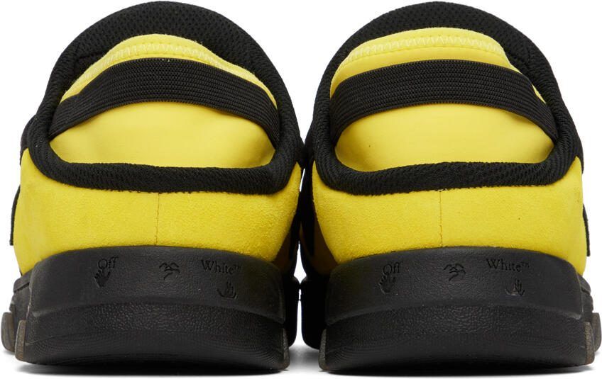 Off-White Yellow  Black Out Of Office Mules