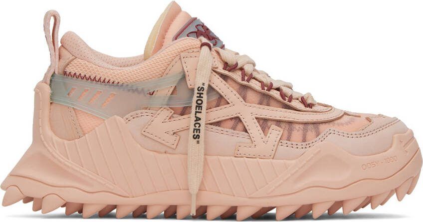 Off-White Pink Odsy 1000 Sneakers